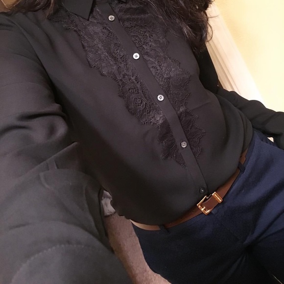 Banana Republic Navy Blue Ryan Tuxedo Pants (size 8p) - Picture 14 of 14